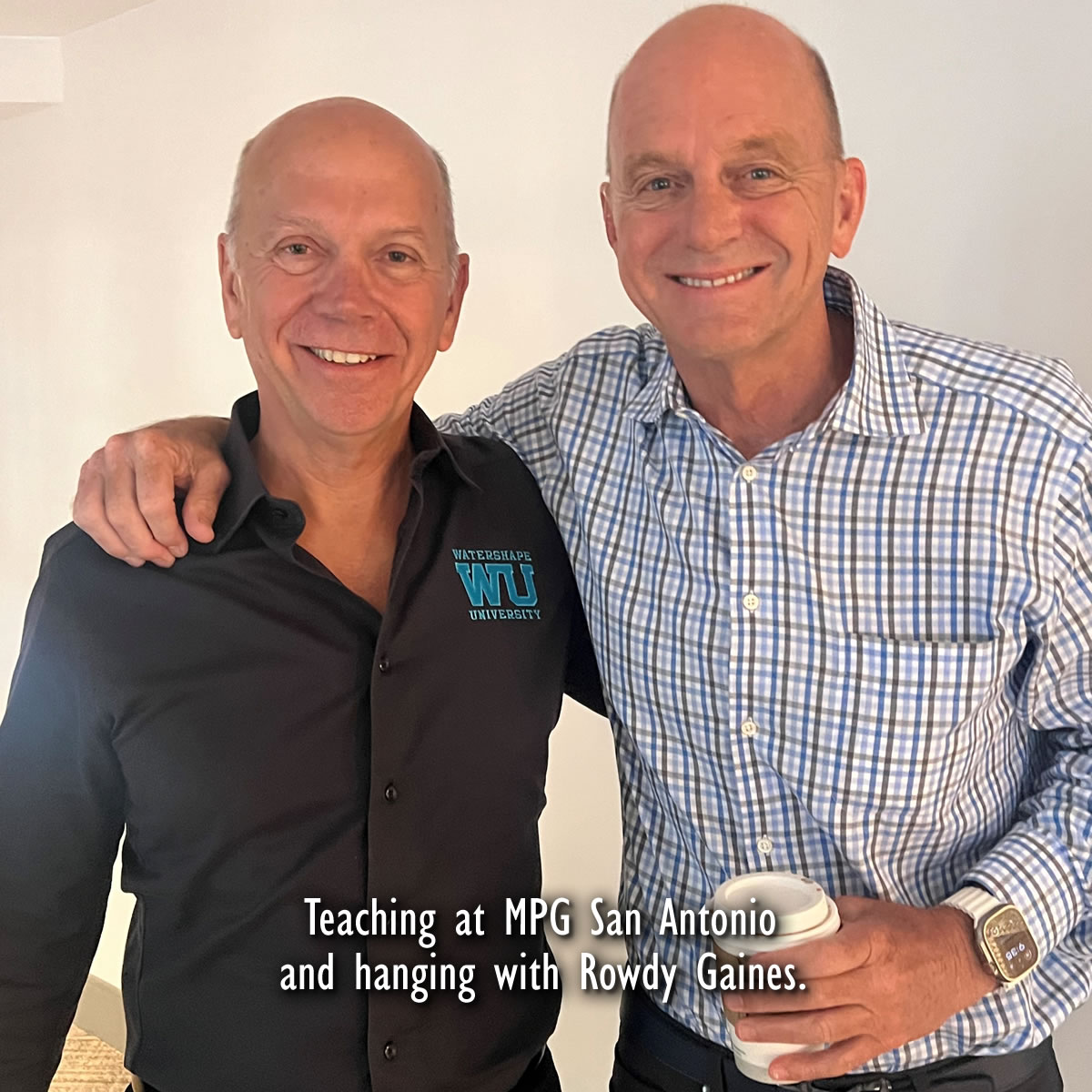 10/8/2024 Teaching at MPG San Antonio and hanging with Rowdy Gaines.
